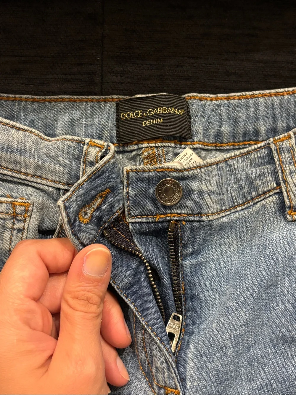 Dolce & Gabbana Light Wash Skinny Jeans - Faded Blue